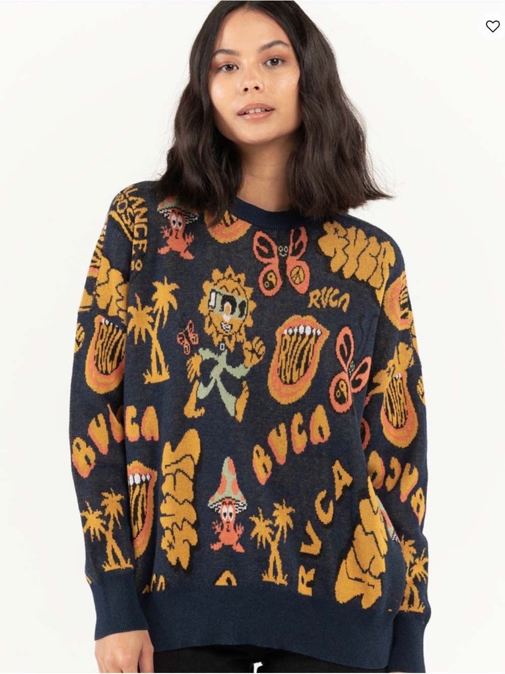 Scattered Sweater in Navy
